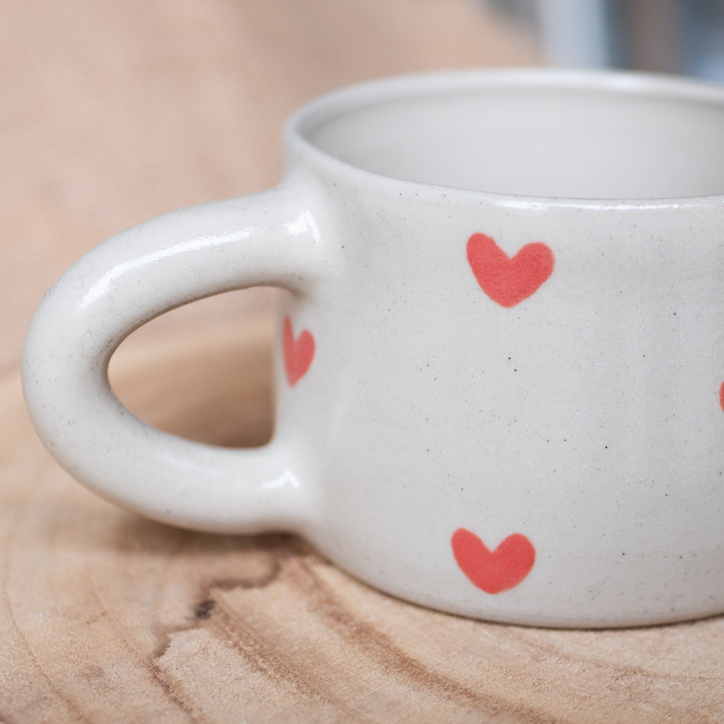 Tasse cœurs roses