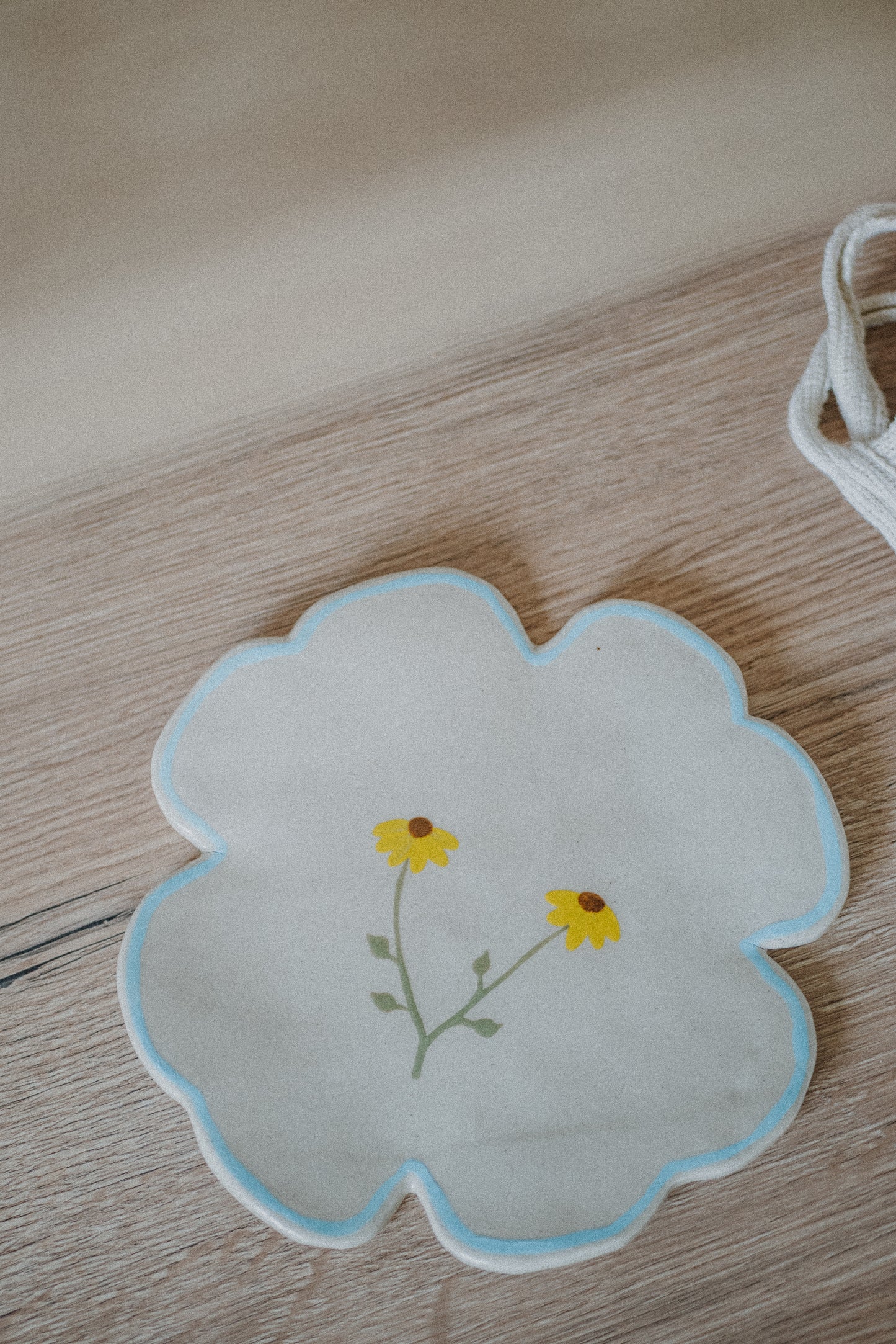 Assiette fleur