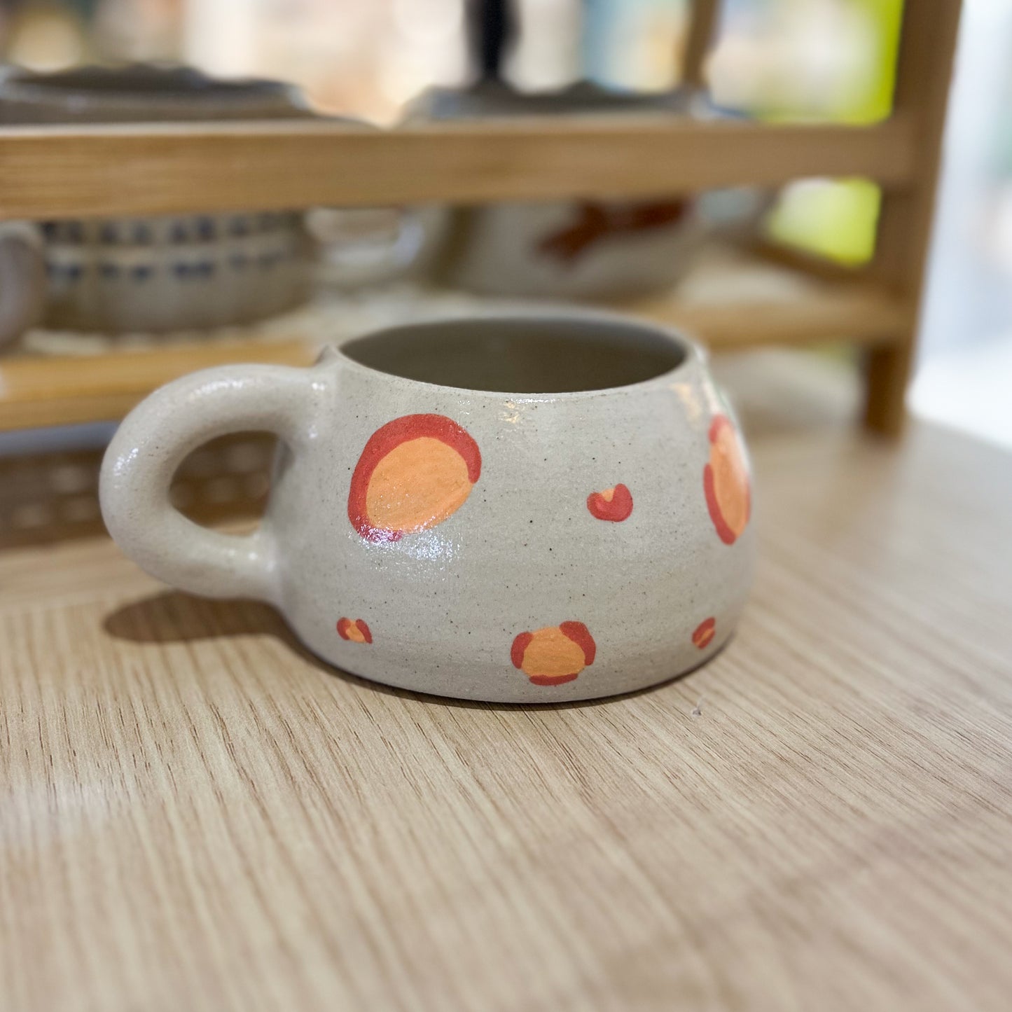 Mug léopard rose/orange