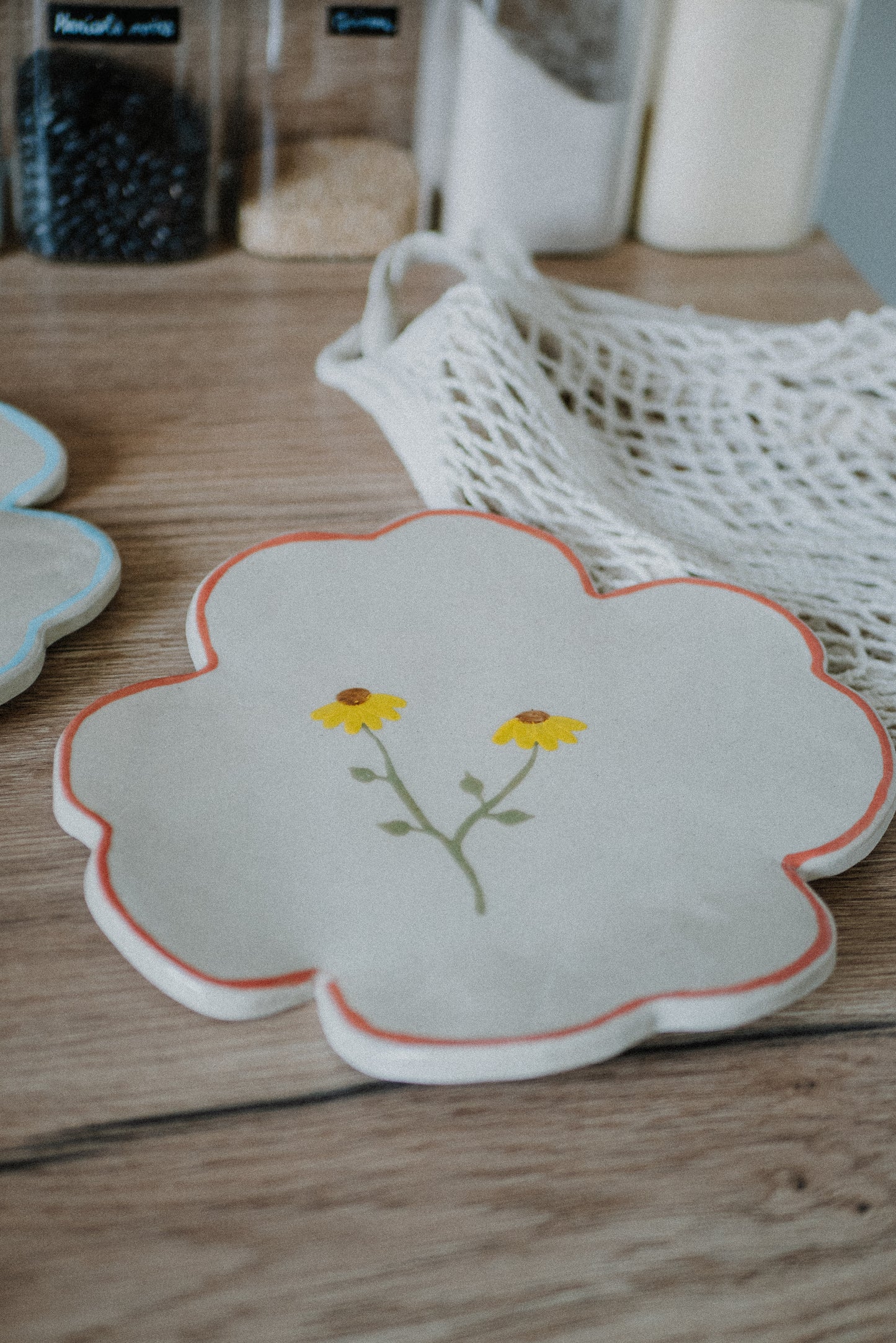 Assiette fleur