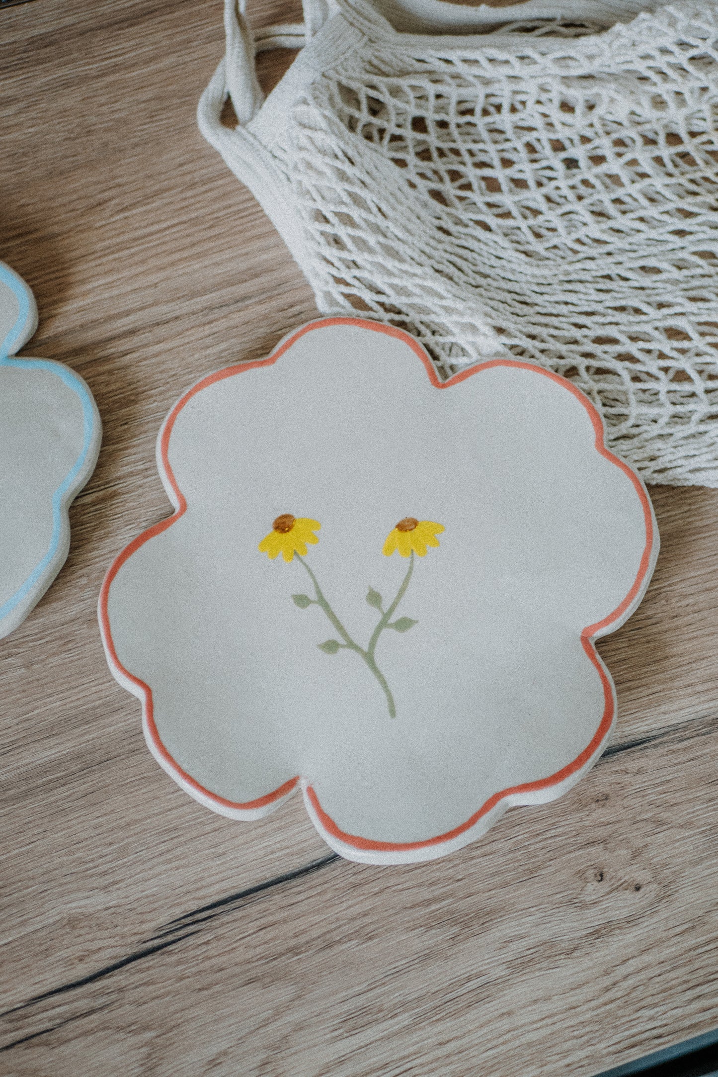 Assiette fleur