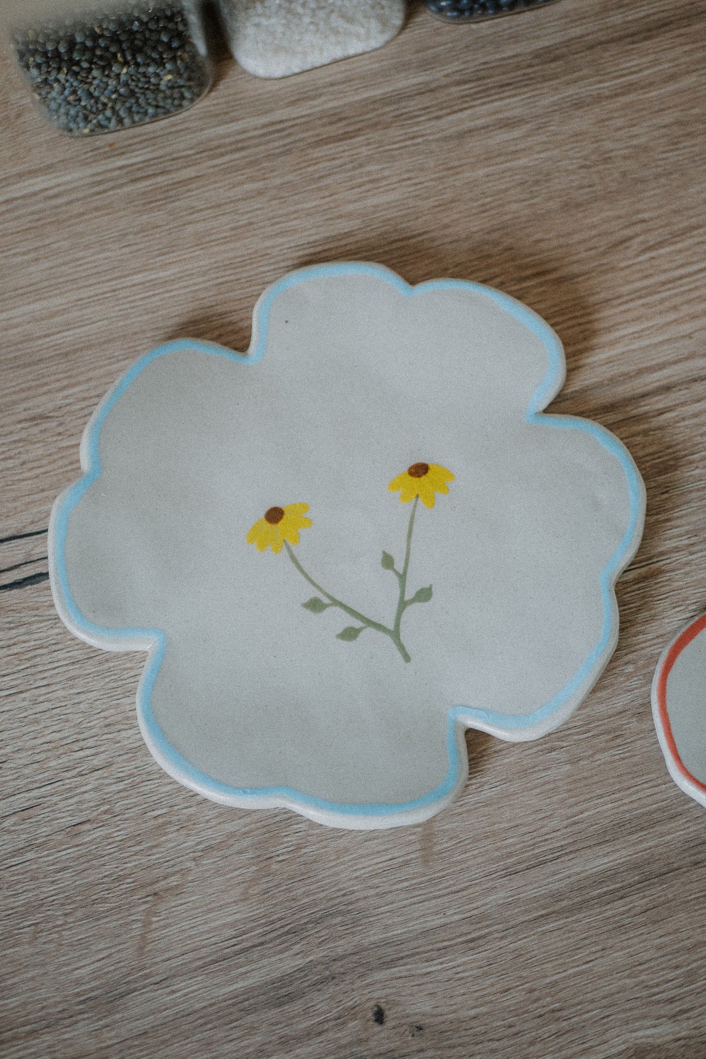 Assiette fleur