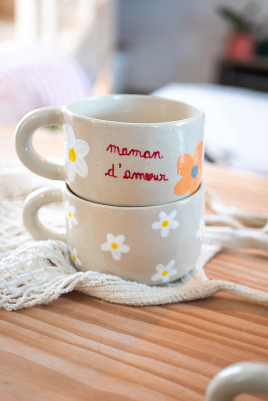 Tasse maman d'amour rouge